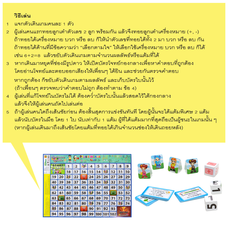 เกมเก่งคณิต ฝึกสมองประลองบวกลบ ET-527