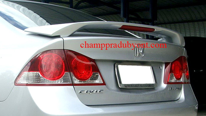 สปอยเลอร์ฝากระโปรงหลัง HONDA CIVIC 2006-2012 ทรงห้าง มีไฟเบรค