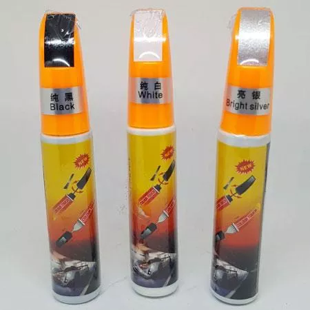 ปากกาแต้มสีรถยนต์ ปากกาลบรอยขีดข่วนรถยนต์ Auto Paint Pen มี 3 สีให้เลือก Black/White/Bright Silver
