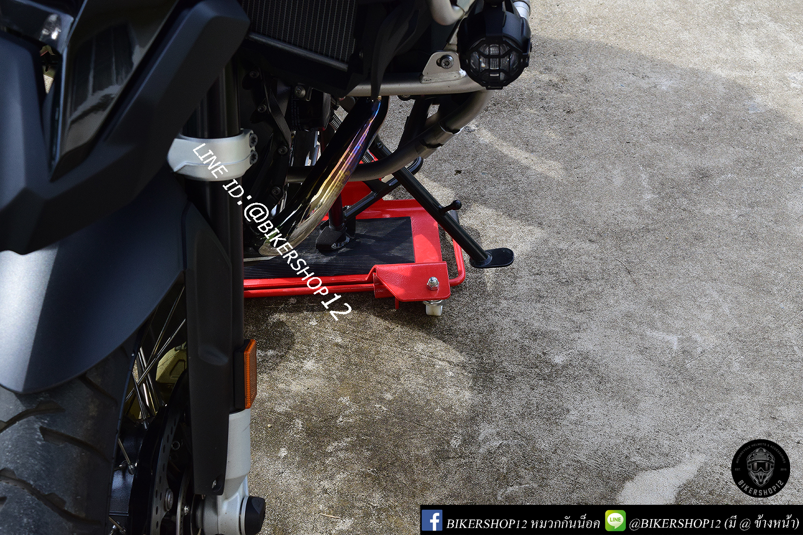 สแตน เคลื่อนย้าย มอเตอร์ไซด์ BIGBIKE สีแดง