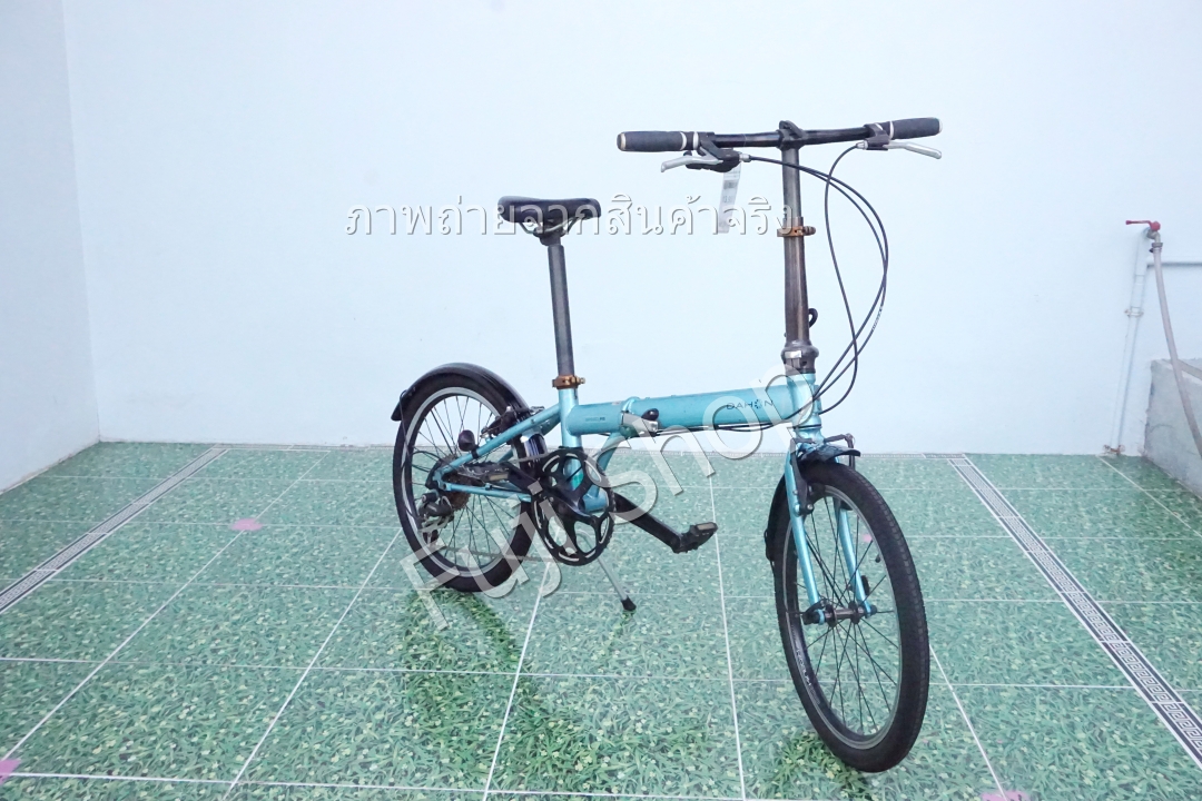 จักรยานพับได้ญี่ปุ่น - ล้อ 20 นิ้ว - มีเกียร์ - Dahon Speed P8 - สีฟ้า [จักรยานมือสอง]