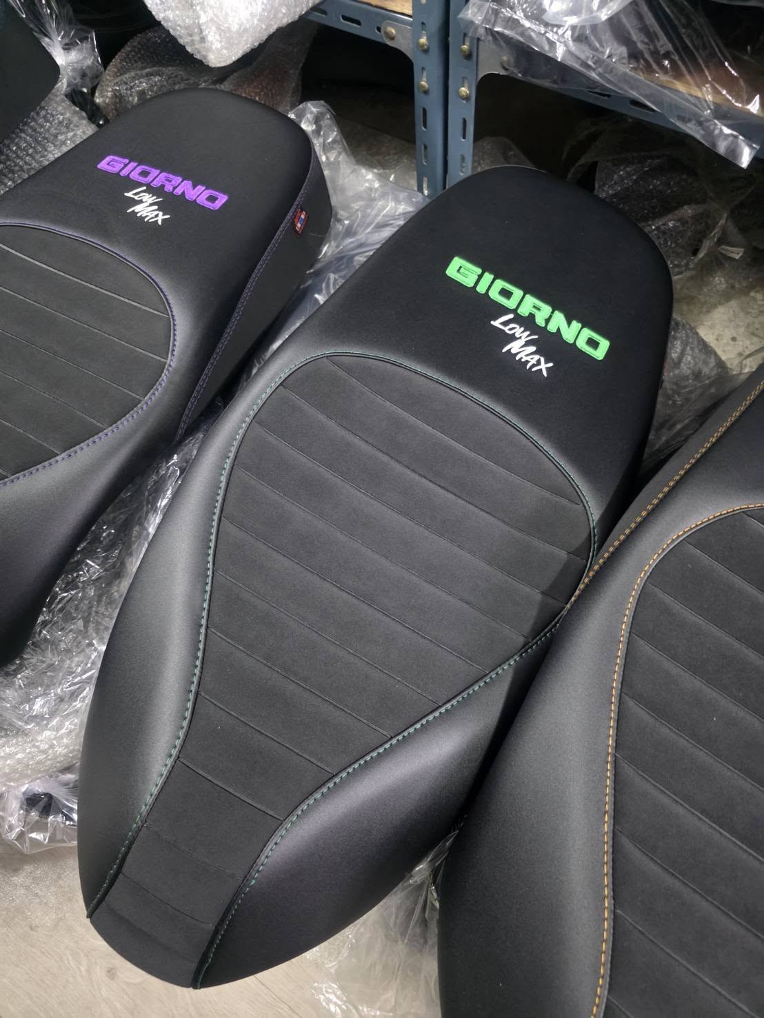 เบาะ Giorno+ ทรงเวสป้า โครงเทียม/โครงแท้ หน่อยวัดด่าน เทียมขาด 2500.- / แท้สับ 2000.- /แท้ขาด 3000.-