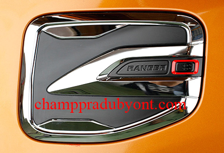 ครอบฝาถังน้ำมัน FORD RANGER 2015-2017 โครเมี่ยม FITT