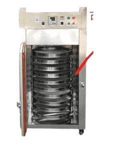เตาอบลมร้อน (ตู้อบแห้ง) Hot Air Oven 10 ชั้น สแตนเลสทั้งตัว ไฟฟ้า