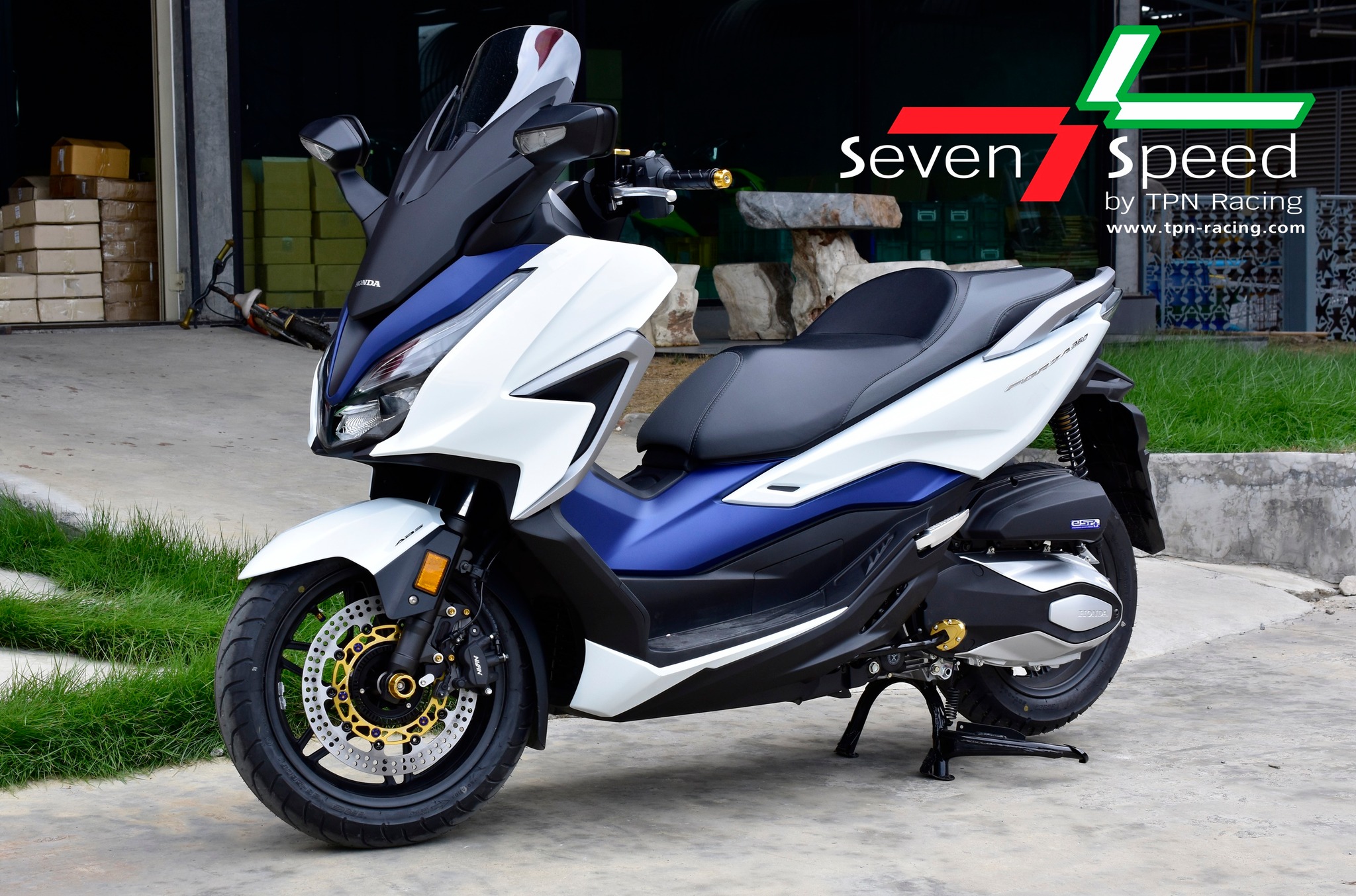 จานดิสก์forza350 จานหน้า 300 มิล / หลัง 245 มิล . Slot-BB V.4