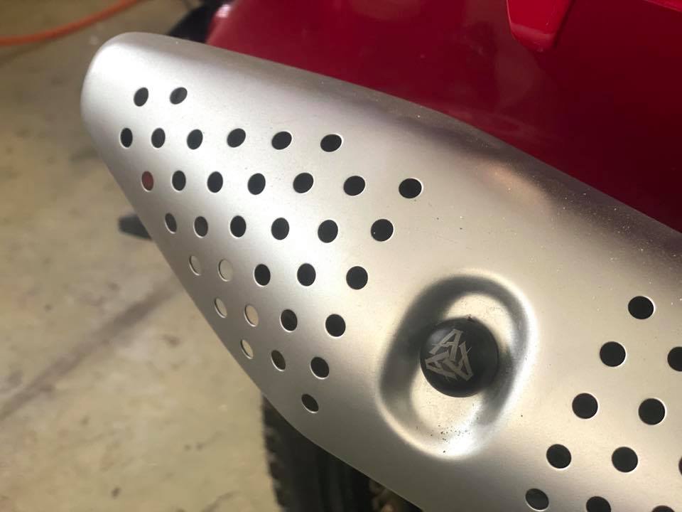 ชุดหมวกปิดหัวน๊อตการ์ดท่อ CT125MotoLordD