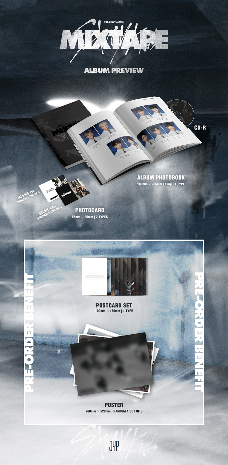 [PRE-ORDER] STRAY KIDS - Debut Album "MIXTAPE"