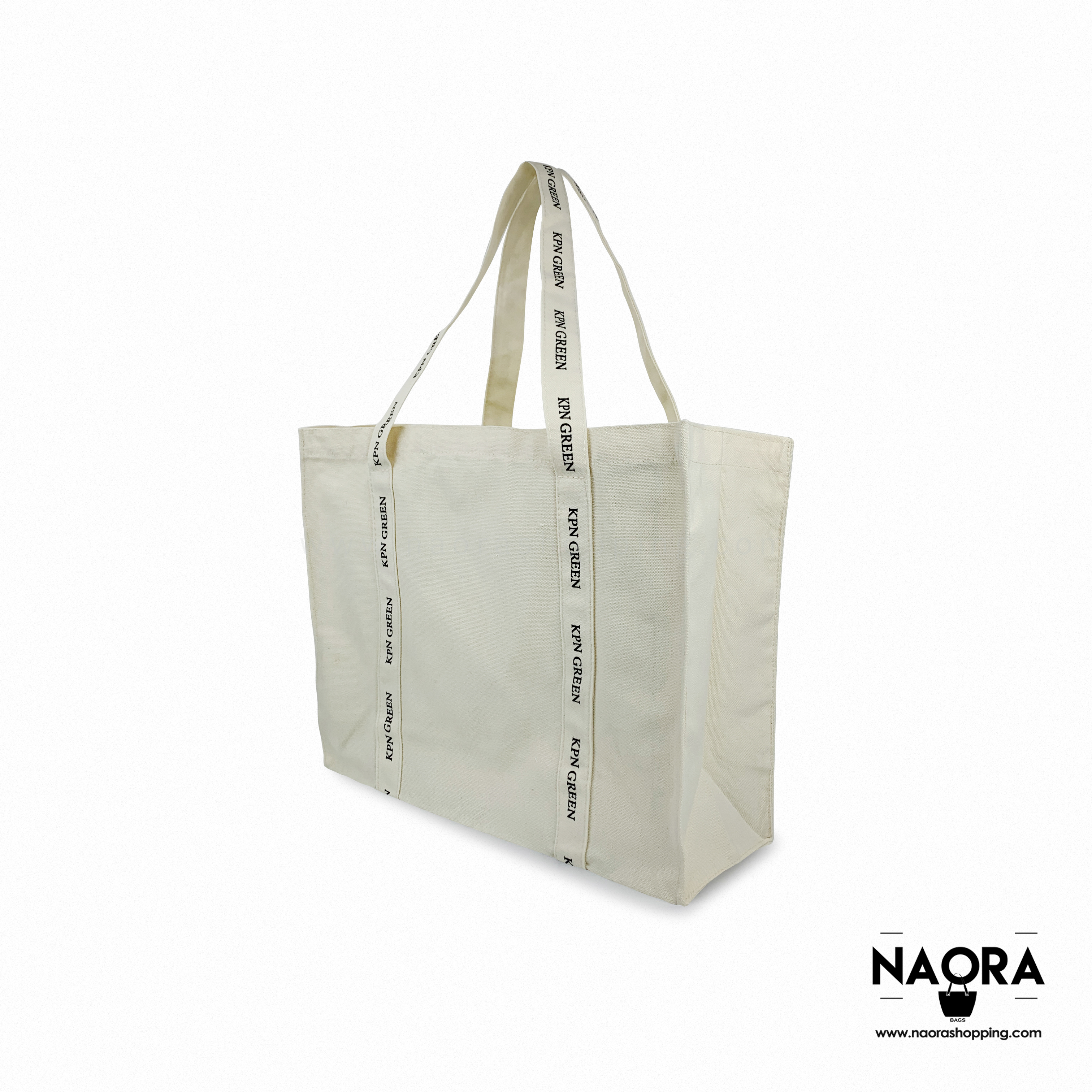 กระเป๋าสั่งทำ กระเป๋าผ้าแคนวาส ทรงกล่อง