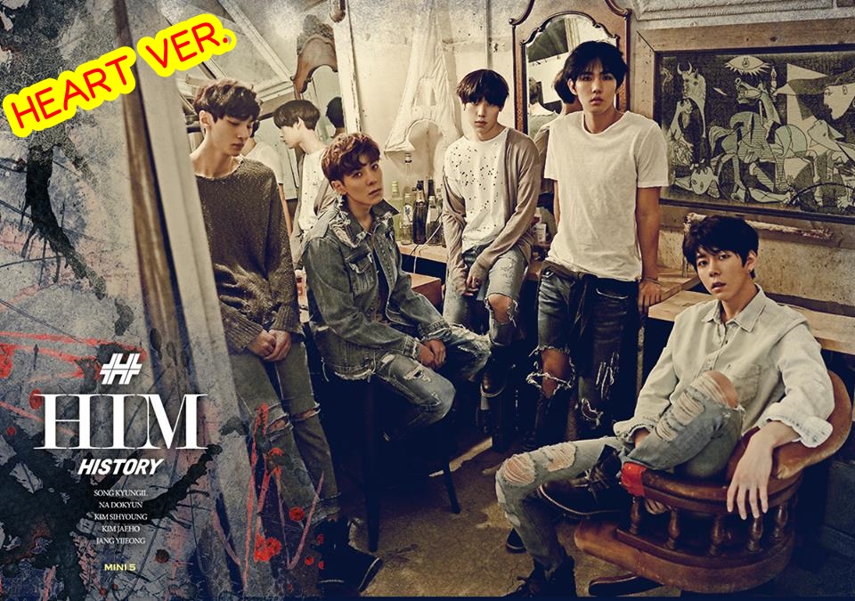 [PRE-ORDER] HISTORY] 5th Mini Album "HIM" (Heart Ver.)