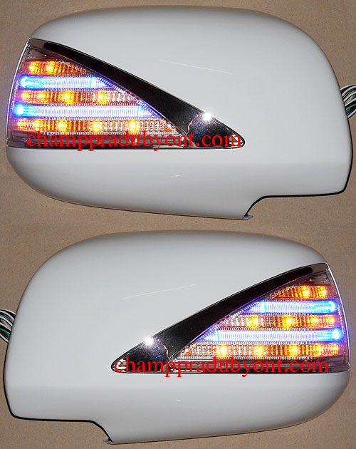 ครอบกระจกมองข้างมีไฟ LEXUS RX300 RX330 04-09 FITT ลายเบนซ์