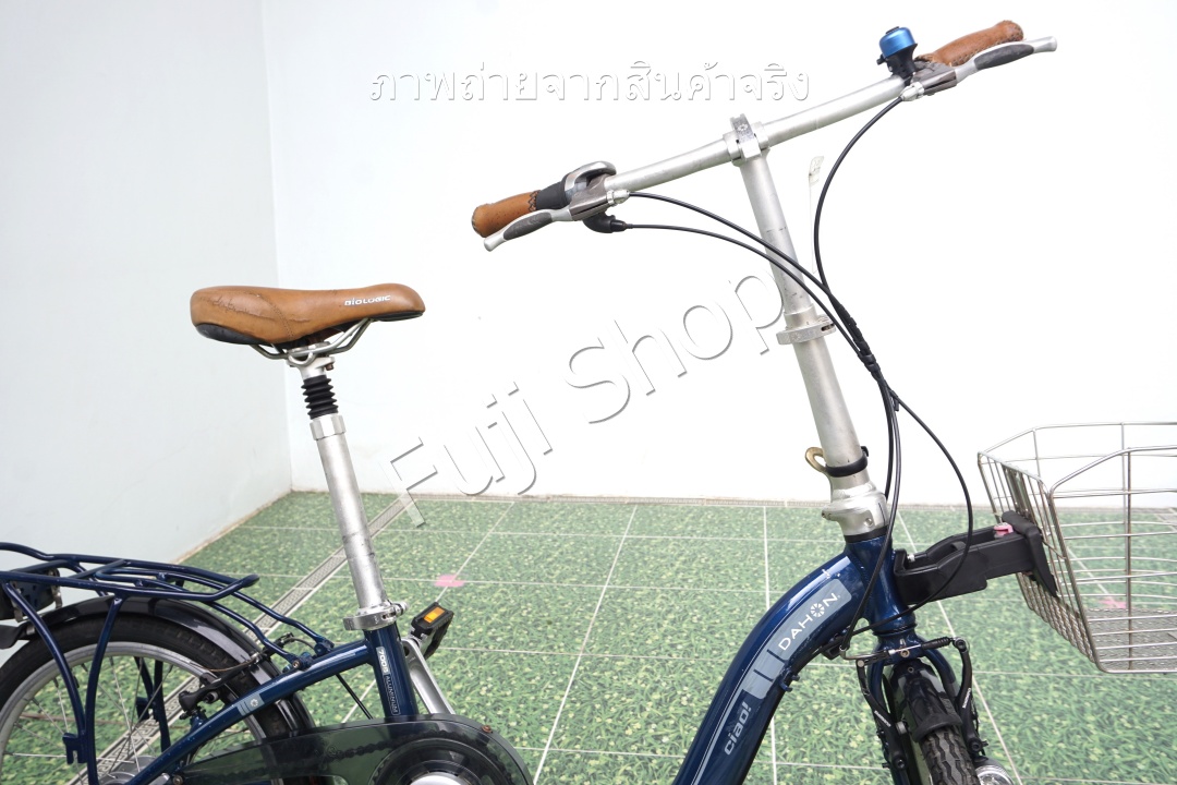 จักรยานพับได้ญี่ปุ่น - ล้อ 20 นิ้ว - มีเกียร์ - อลูมิเนียม - Dahon Ciao P8 - สีน้ำเงิน [จักรยานมือสอง]