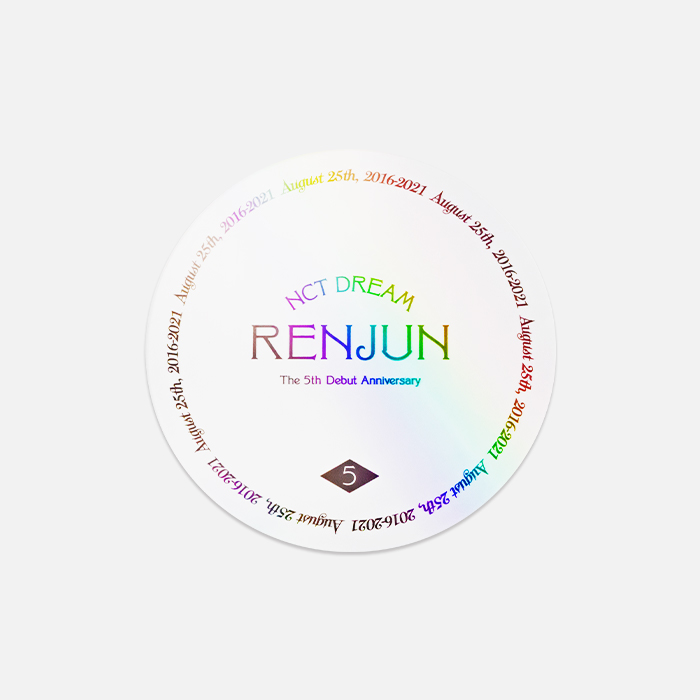 [PRE-ORDER] NCT DREAM - 5th ANNIVERSARY "Memory Aurora Glass SET"