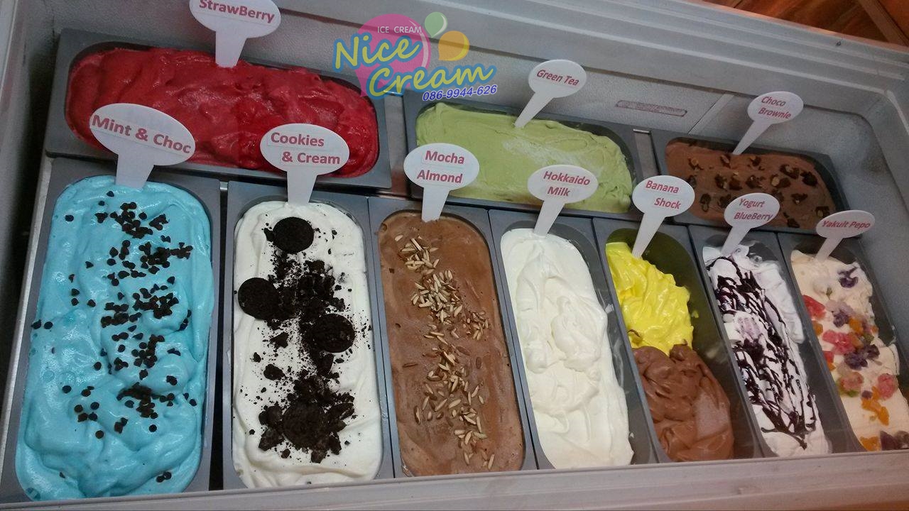 ออกบูธแจกไอศครีมในงานสมรสของคุณ เบล & กันต์ธร