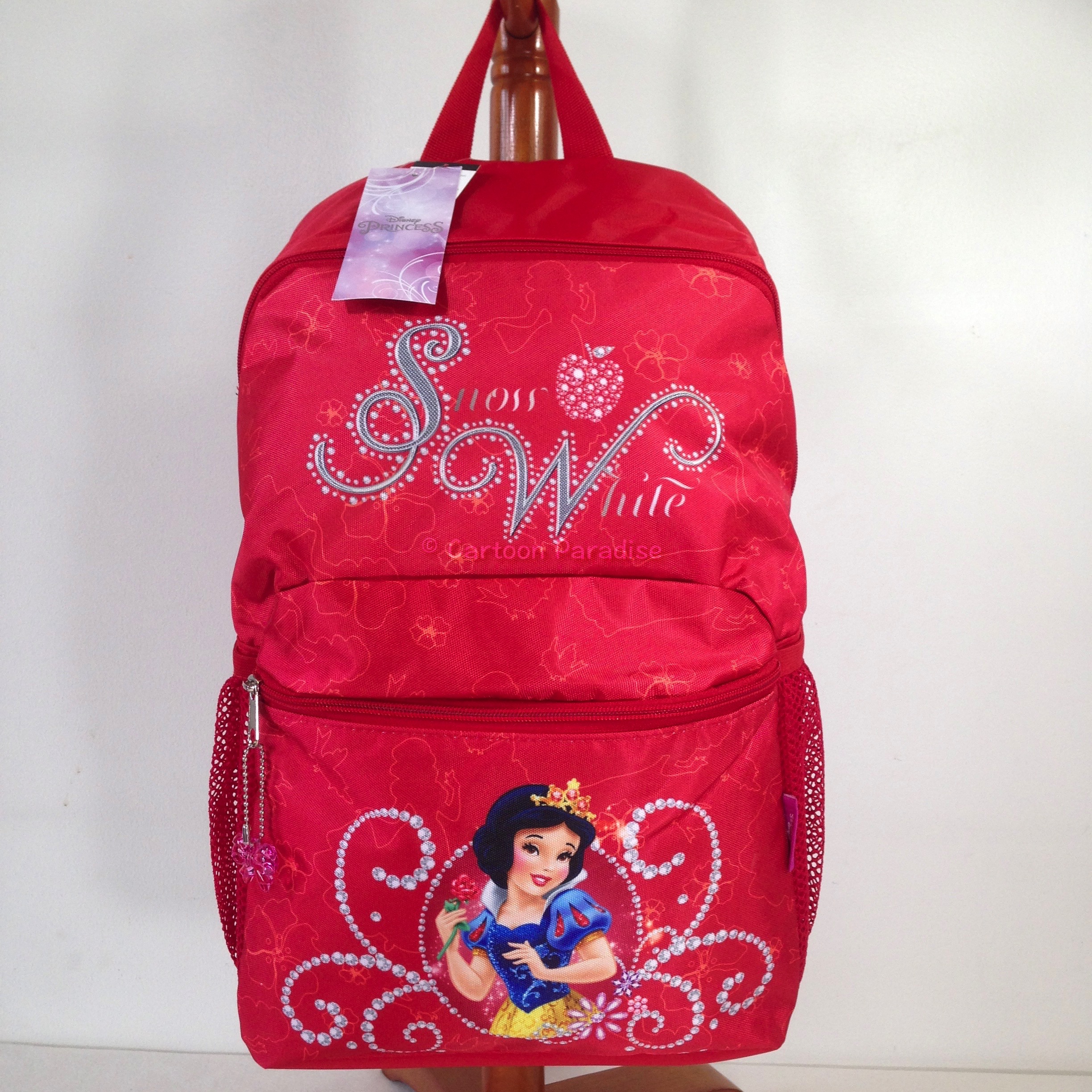กระเป๋าเป้ เจ้าหญิง 16 นิ้ว ดิสนีย์ พริ๊นเซส Disney Princess Snow White Backpack กระเป๋าสะพาย กระเป๋านักเรียน กระเป๋าเด็ก