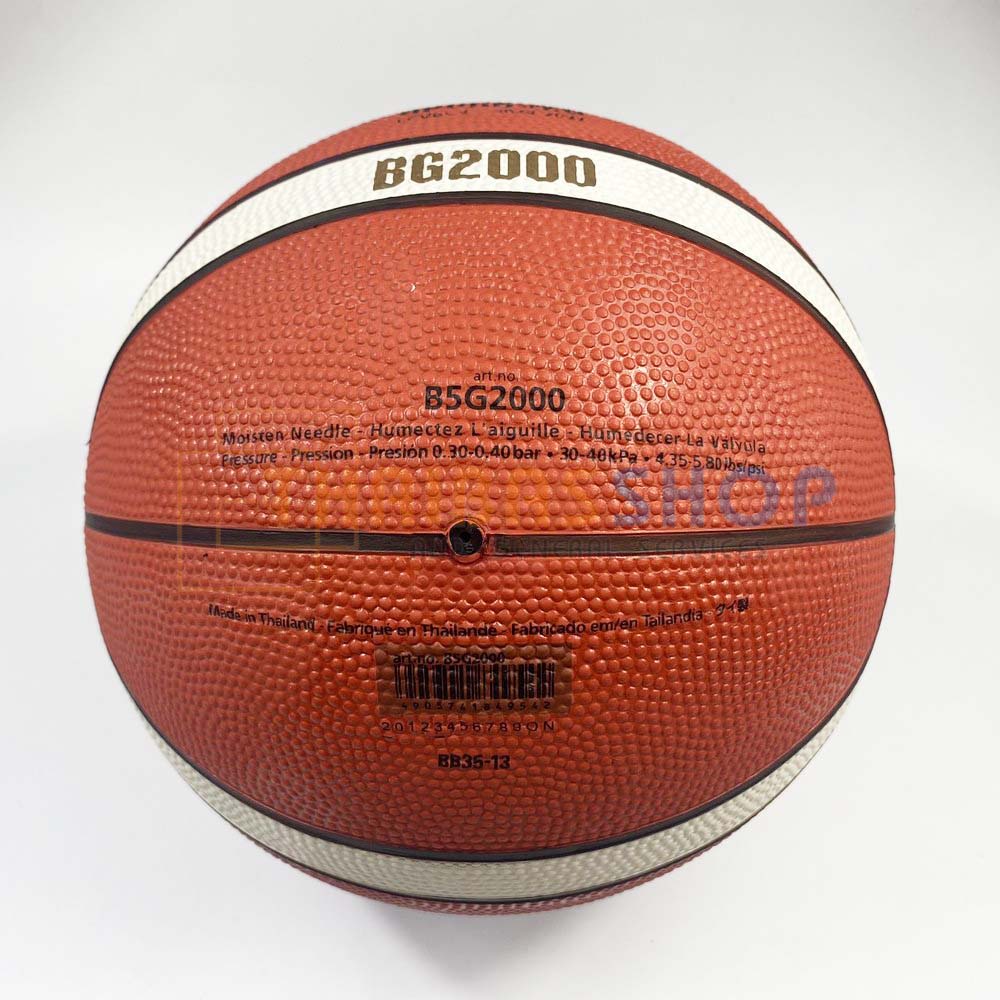 (ของแท้ 100%) ลูกบาสเกตบอล ลูกบาส Molten BG2000 เบอร์3/5/6/7 บาสเกตบอลยางคุณภาพพิเศษ มีตรา มอก.