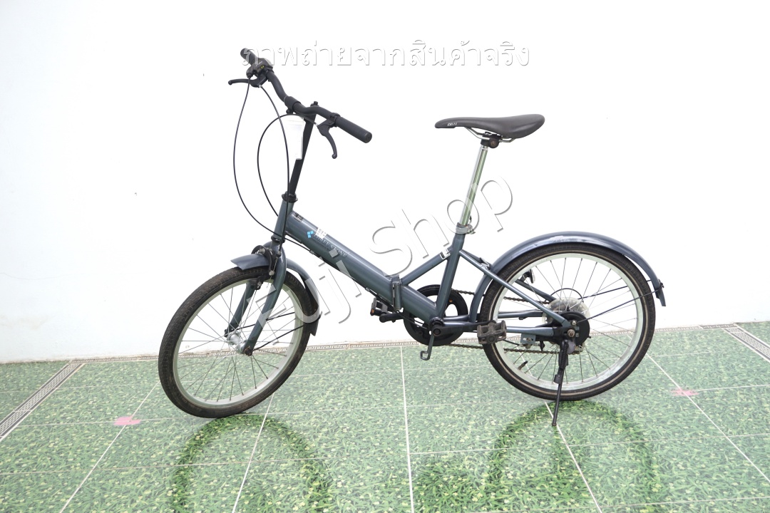 จักรยานพับได้ญี่ปุ่น - ล้อ 20 นิ้ว - มีเกียร์ - Three Stone - สีเทา [จักรยานมือสอง]