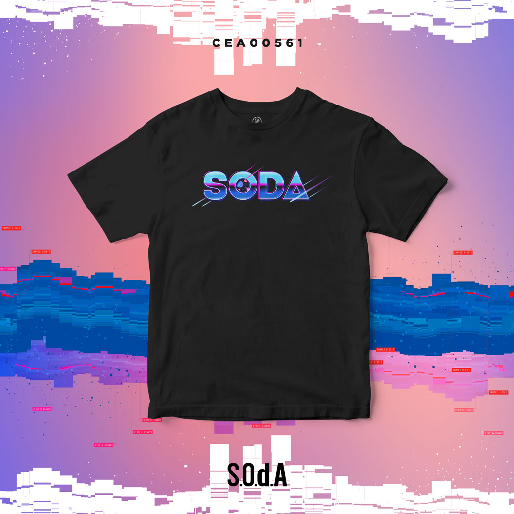 เสื้อยืด พิมพ์ลาย S.O.d.A Galaxy รหัส CEA00561 #เสื้อยืด #SOdA #SHOPTER