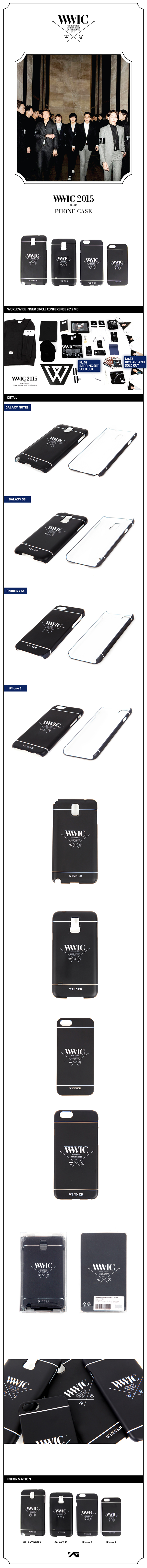 [PRE-ORDER] WINNER - WWIC WORLDWIDE INNER CIRCLE CONFERENCE 2015 "PHONECASE"