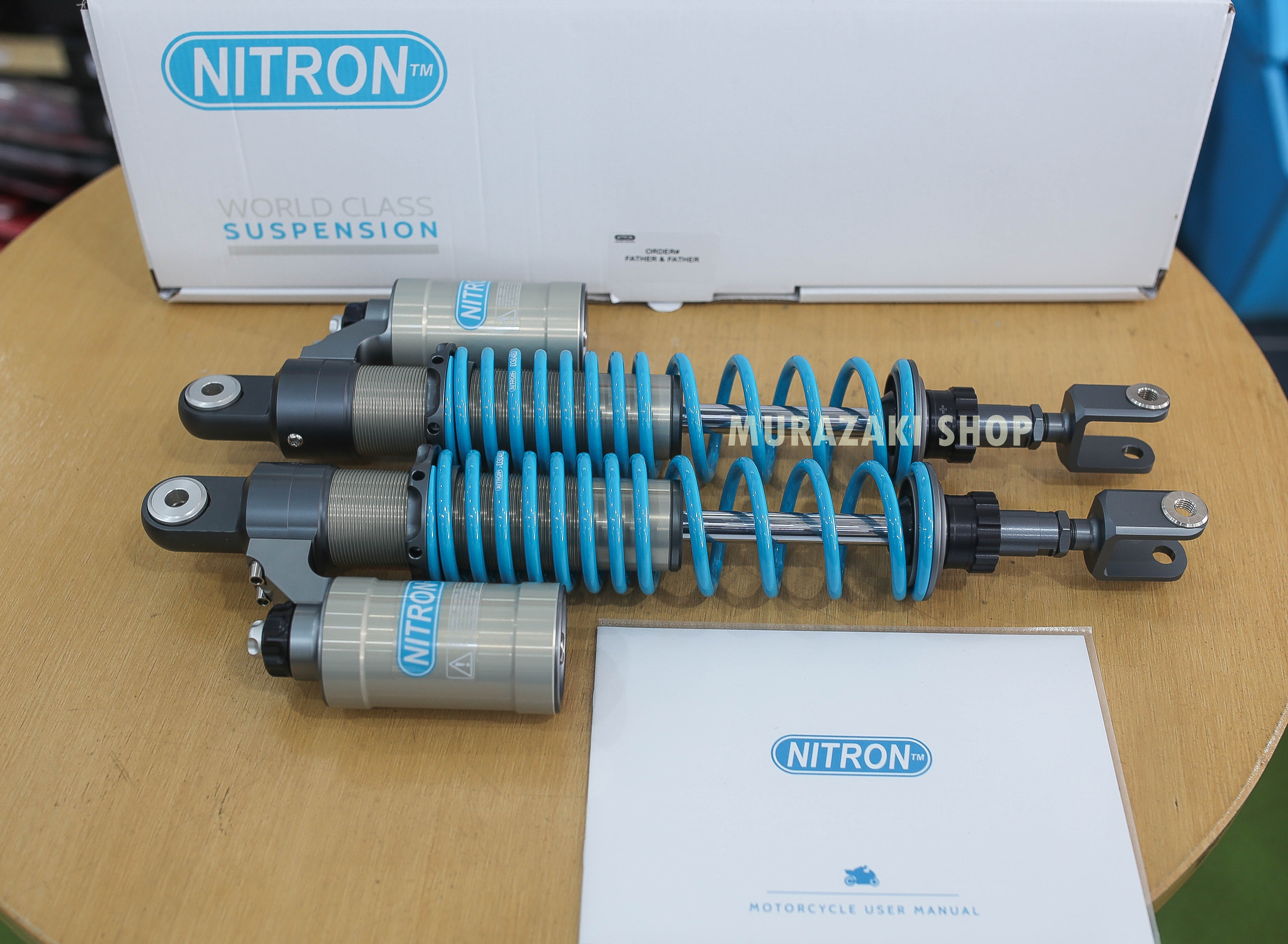โช็คNITRONของแท้จากอังกฤษ ความยาว429mm -FORZA300-350 -ADV350 ราคา59,000