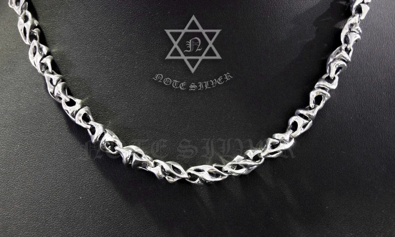 สร้อยคอเงินแท้ ลายเหล็กไหล 24" Sterling Silver NSNL1673