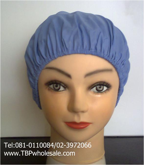 HF-054===ราคาส่ง 35 บาทต่อใบ ขั้นต่ำ 100 ใบ หมวกเน็ตผ้าล้วน หมวกซาลาเปา (ผ้าโทเร190เส้น) สนใจติดต่อ 081-0110084/02-3972066