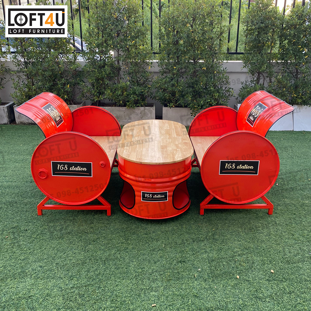 โซฟารับแขก Sofa Table Set : wooden cushion / 2-4 seats