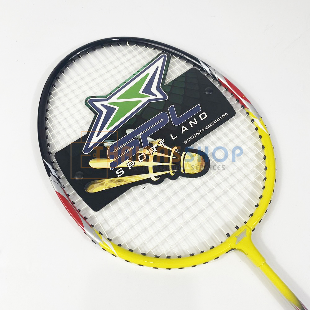 (ของแท้ 100%) ไม้แบดมินตัน ไม้แบด พร้อมซอง SPL Pro 58 สีเหลือง-ดำ