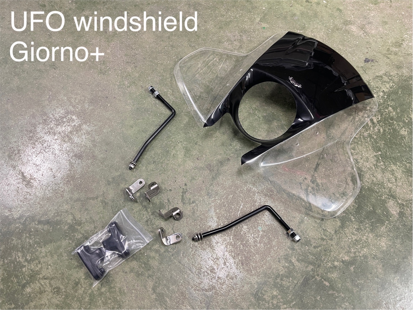 ชิวหน้า Asura Giorno+ V2 UFO windshield Giorno+ 2900฿