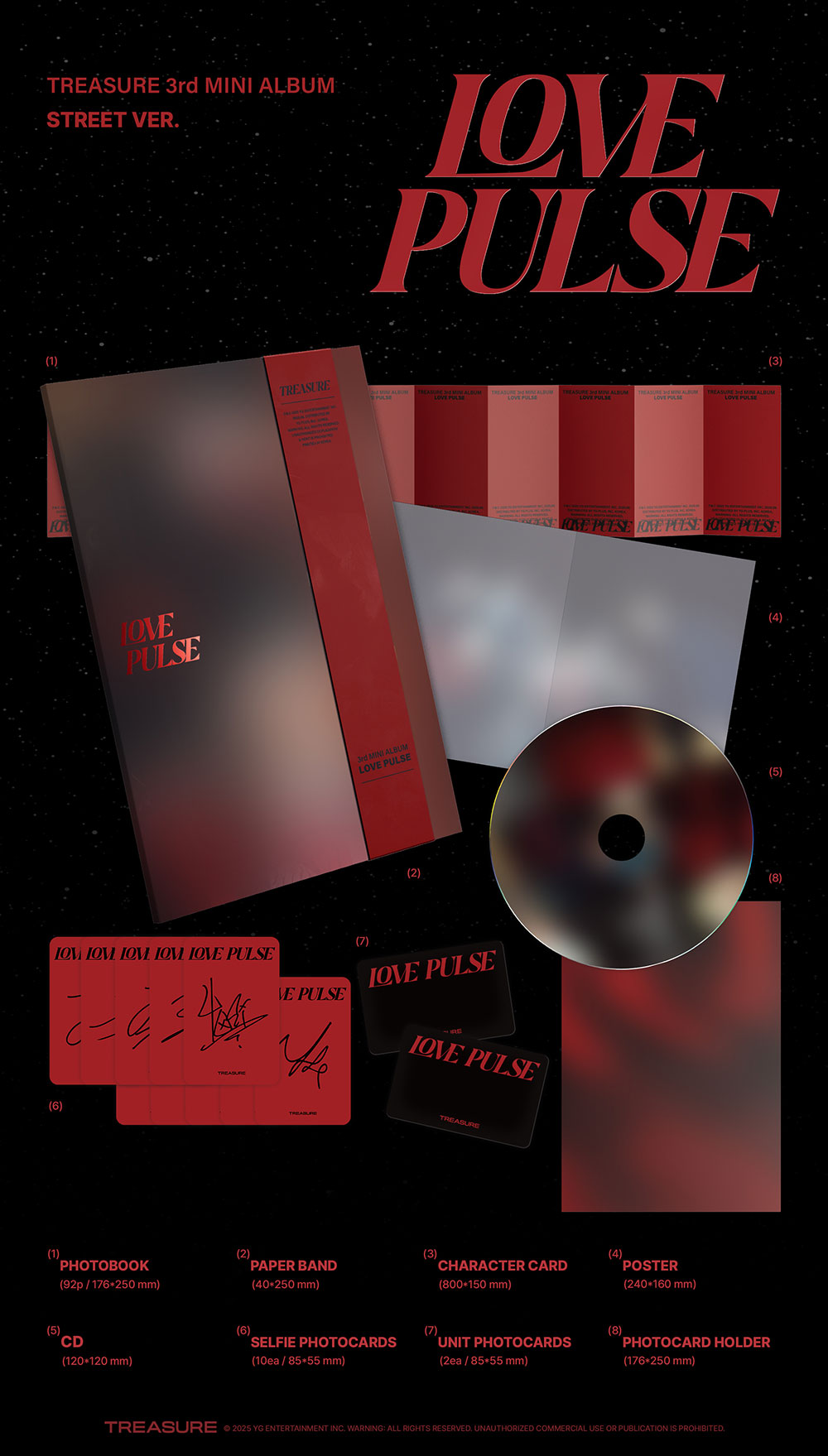 [PRE-ORDER] TREASURE - 3rd Mini Album "LOVE PULSE"