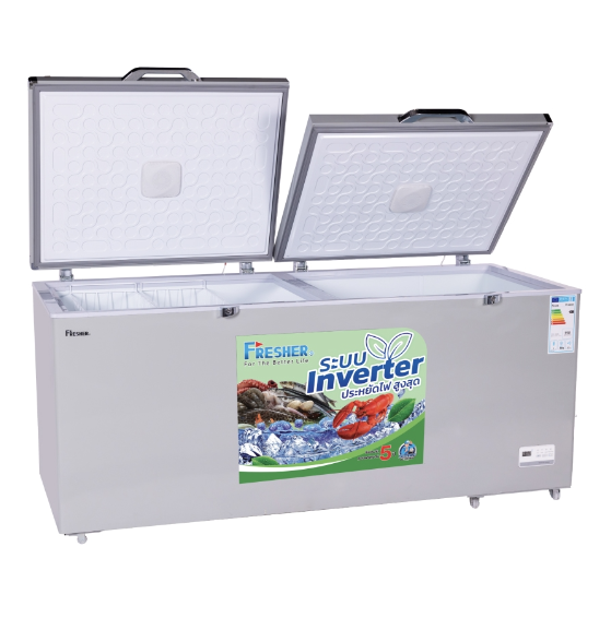 Fresher Inverter ตู้แช่ฝาทึบ 2 ระบบ 890 ลิตร ขนาด 31.4 คิว รุ่นFF-890IVT ขนาด 2245 x 757 x 910มม.