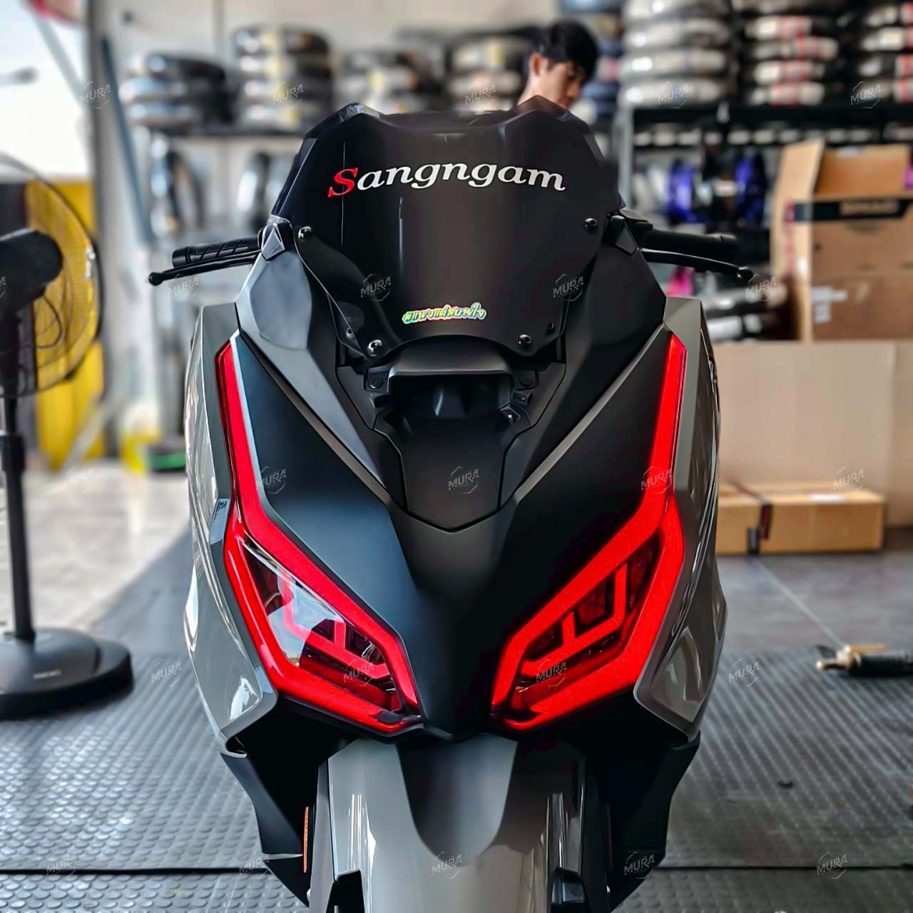 ไฟหน้าซิ่ง Forza350 RGB BM ปรับได้ 200 โหมด