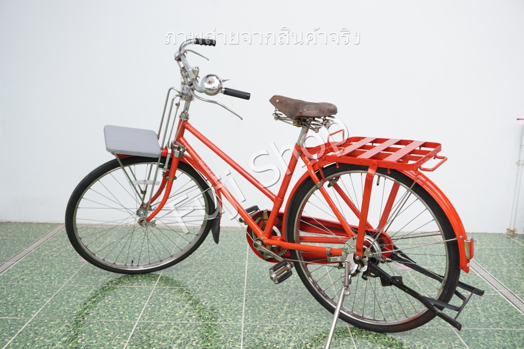 จักรยานไปรษณีย์ญี่ปุ่น - ล้อ 26 นิ้ว - ไม่มีเกียร์ - สีส้ม [จักรยานมือสอง]