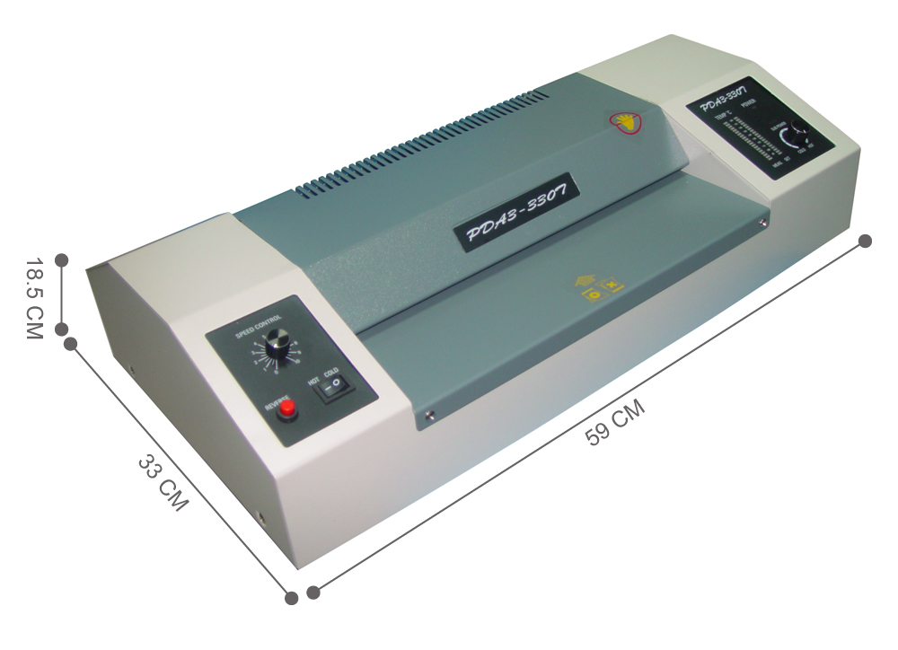 ขนาด เครื่องเคลือบบัตร A3 PROTEX รุ่น PT3-330T