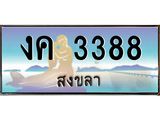ทะเบียนรถสวย 3388 สงขลา งค 3388 หรูหราเหนือระดับ “งานหนัด”