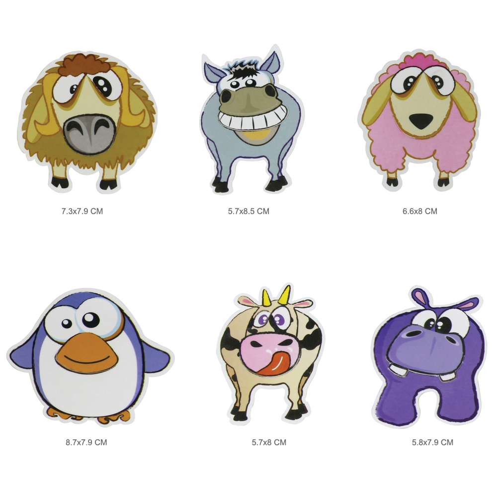 ที่คั่นหนังสือ Bookmark แบบเสียบมุม ลาย Animals