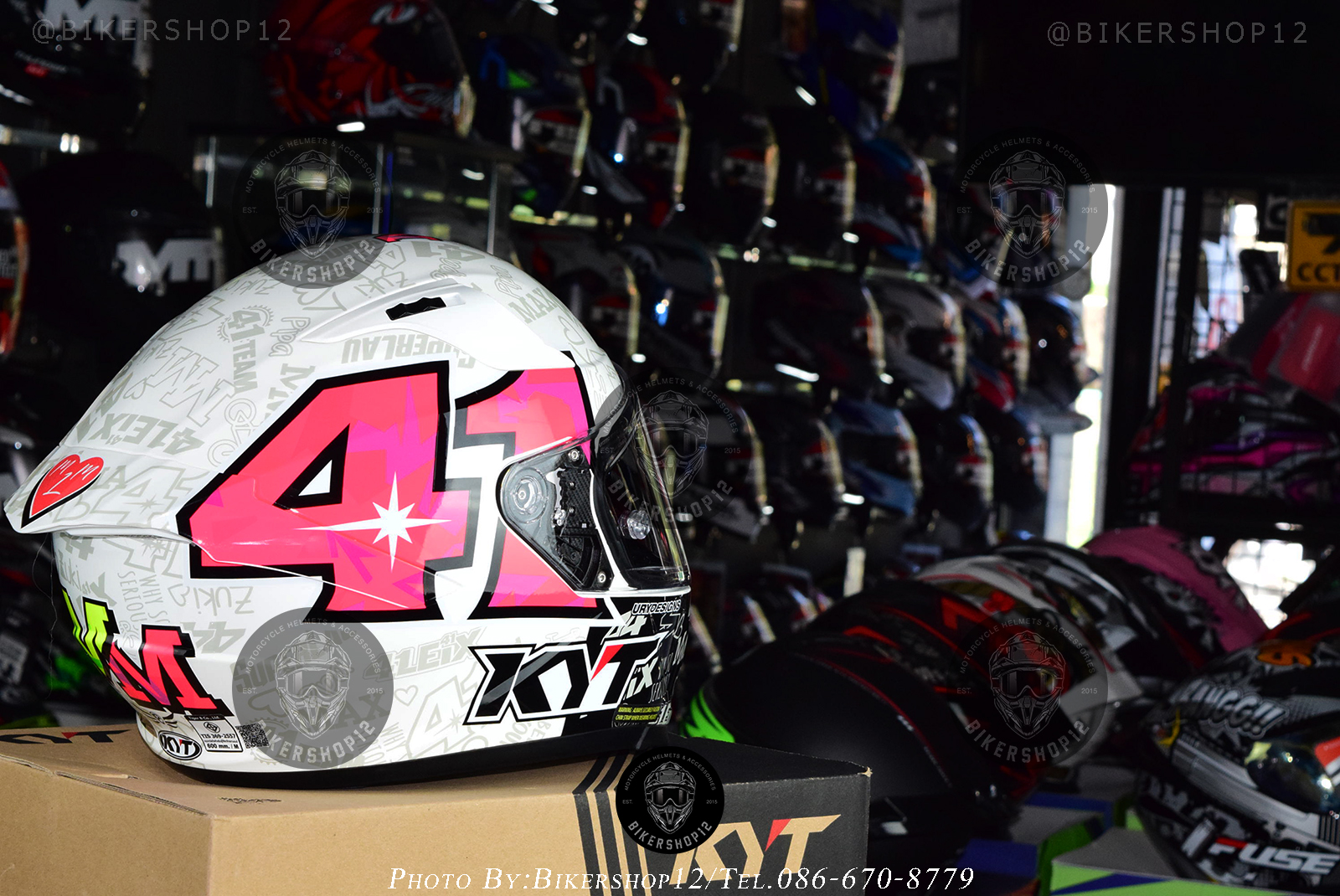 หมวกกันน็อคKYT STRIKER สี ESPARGARO 2021 REPLICA