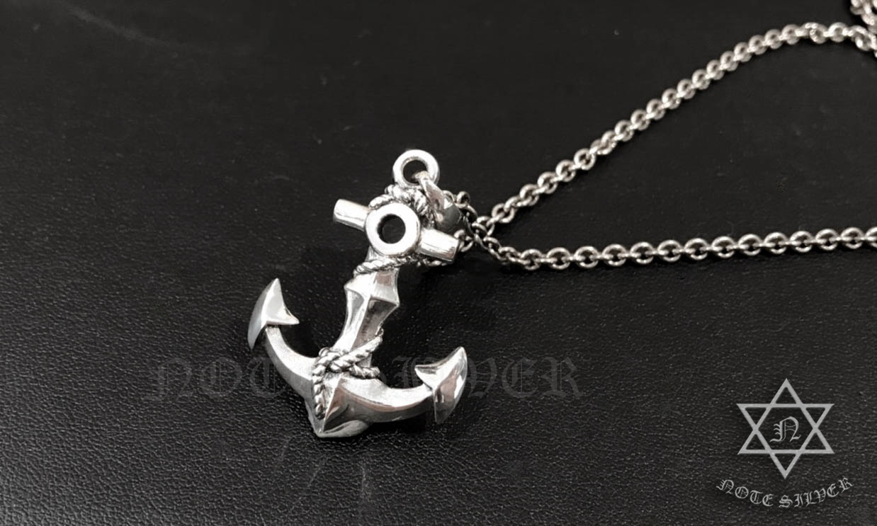 จี้เงินแท้ สมอเรือ Sterling Silver 925 NSPD2368