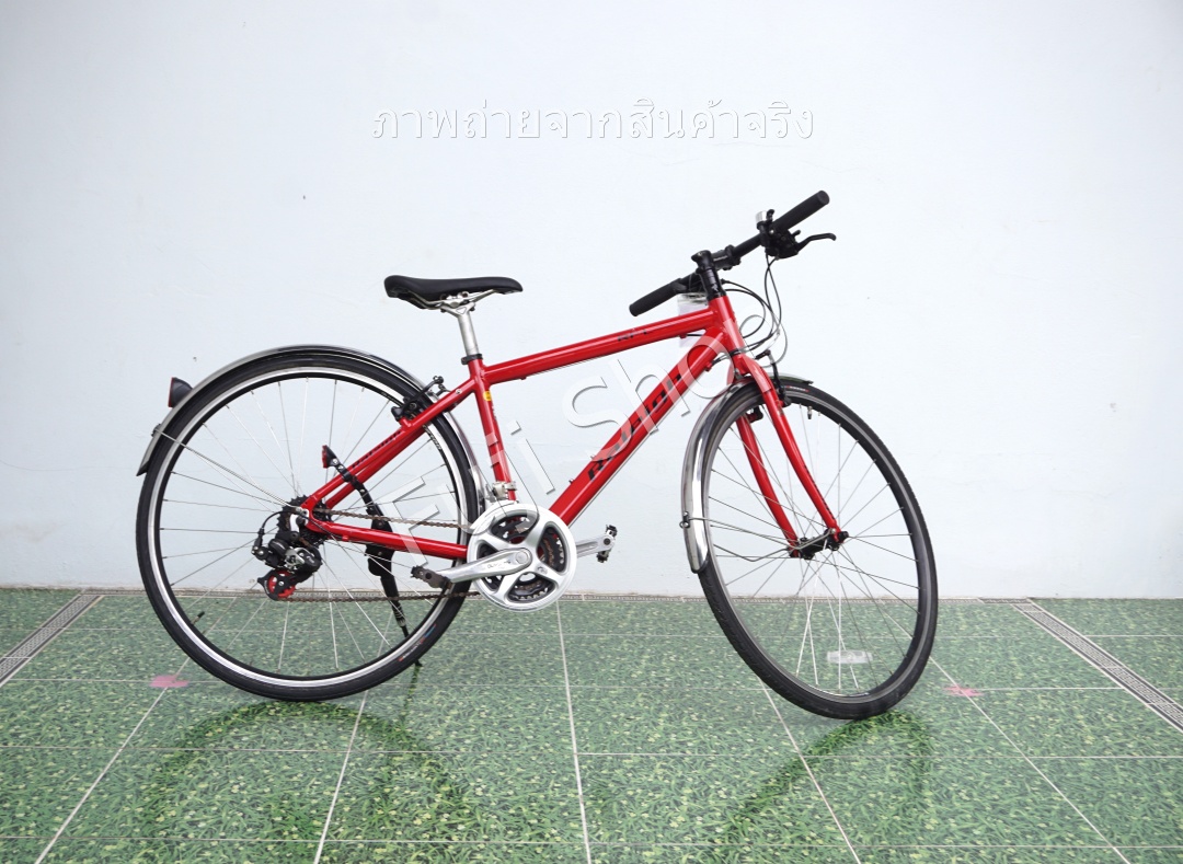 จักรยานไฮบริดญี่ปุ่น- ล้อ 700c - มีเกียร์ - อลูมิเนียม - Releigh RF-L - สีแดง [จักรยานมือสอง]