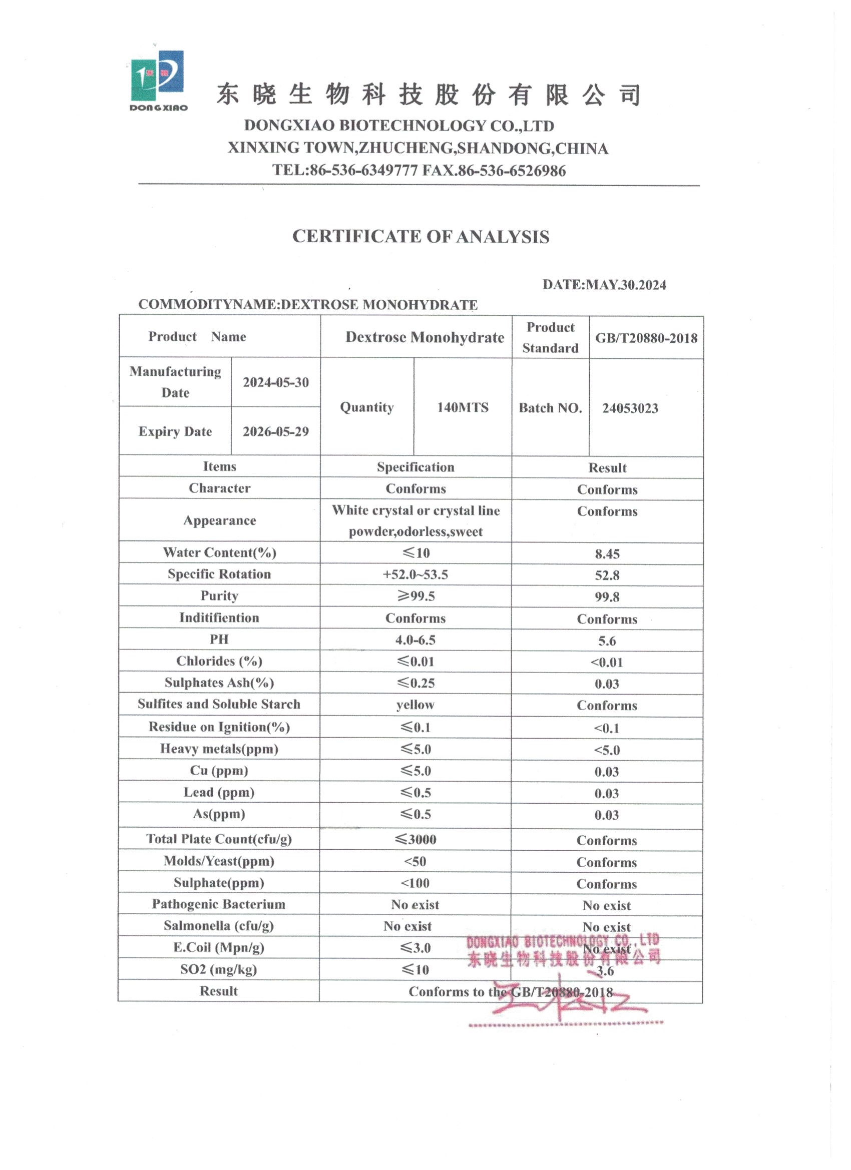 น้ำตาลทางด่วน น้ำตาลกลูโคส Dextrose monohydrate (D-Glucose) เกรดอุตสาหกรรมอาหาร บรรจุ 1,000 กรัม