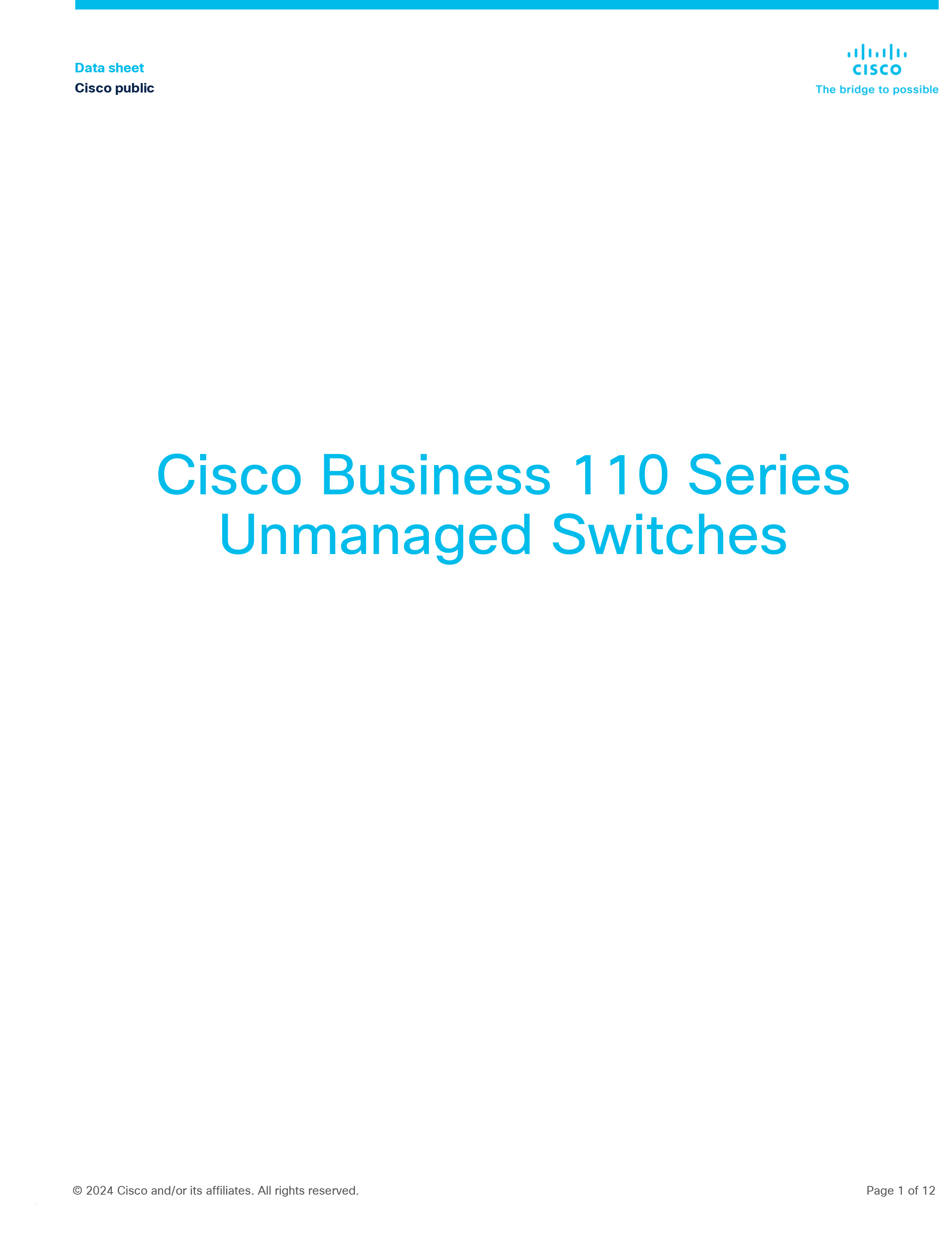 CISCO CBS110-24T-EU Business Gigabit Switch Unmanaged 24-port, 2Uplink SFP BY BILLIONAIRE SECURETECH CBS110-24T-EU