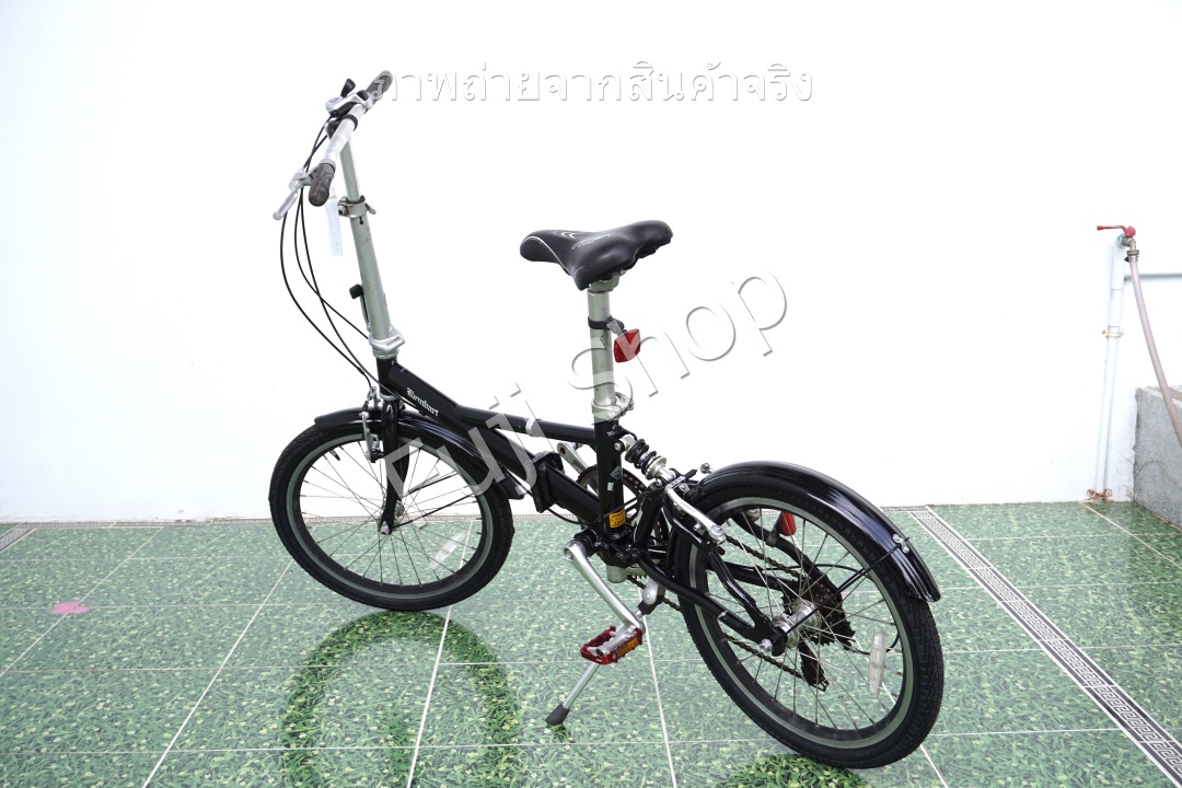 จักรยานพับได้ญี่ปุ่น - ล้อ 20 นิ้ว - มีเกียร์ - อลูมิเนียม - Bambart - สีดำ [จักรยานมือสอง]