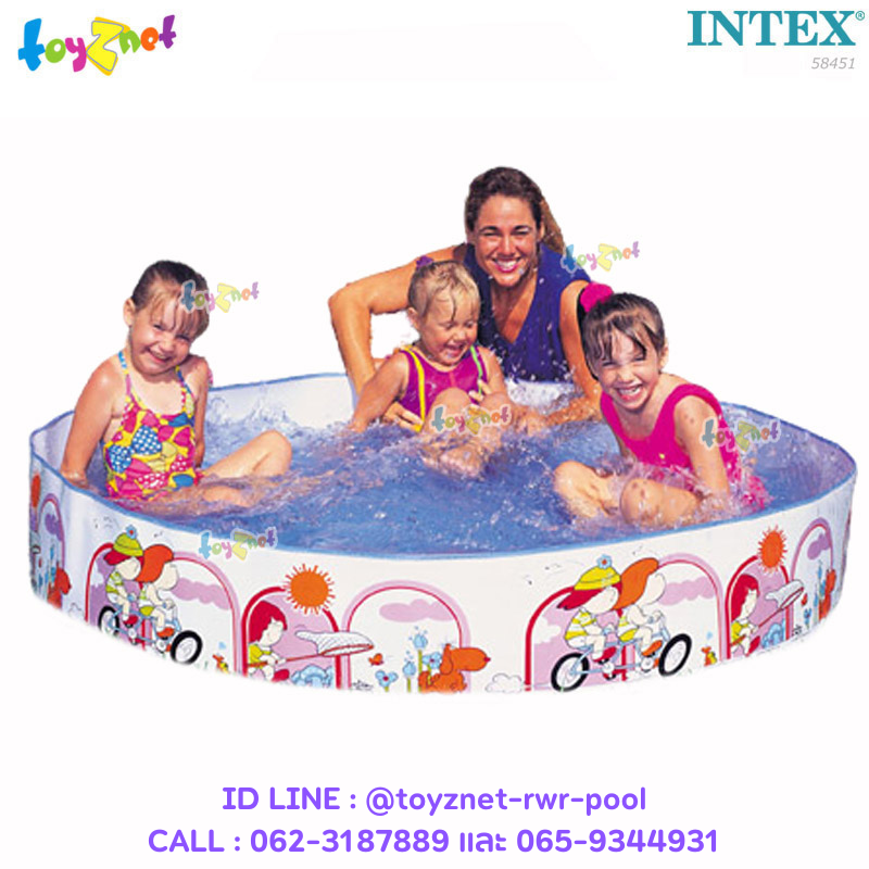Intex Fun At The Beach Snapset Pool 5ft (1.52x0.25 m) no.56451