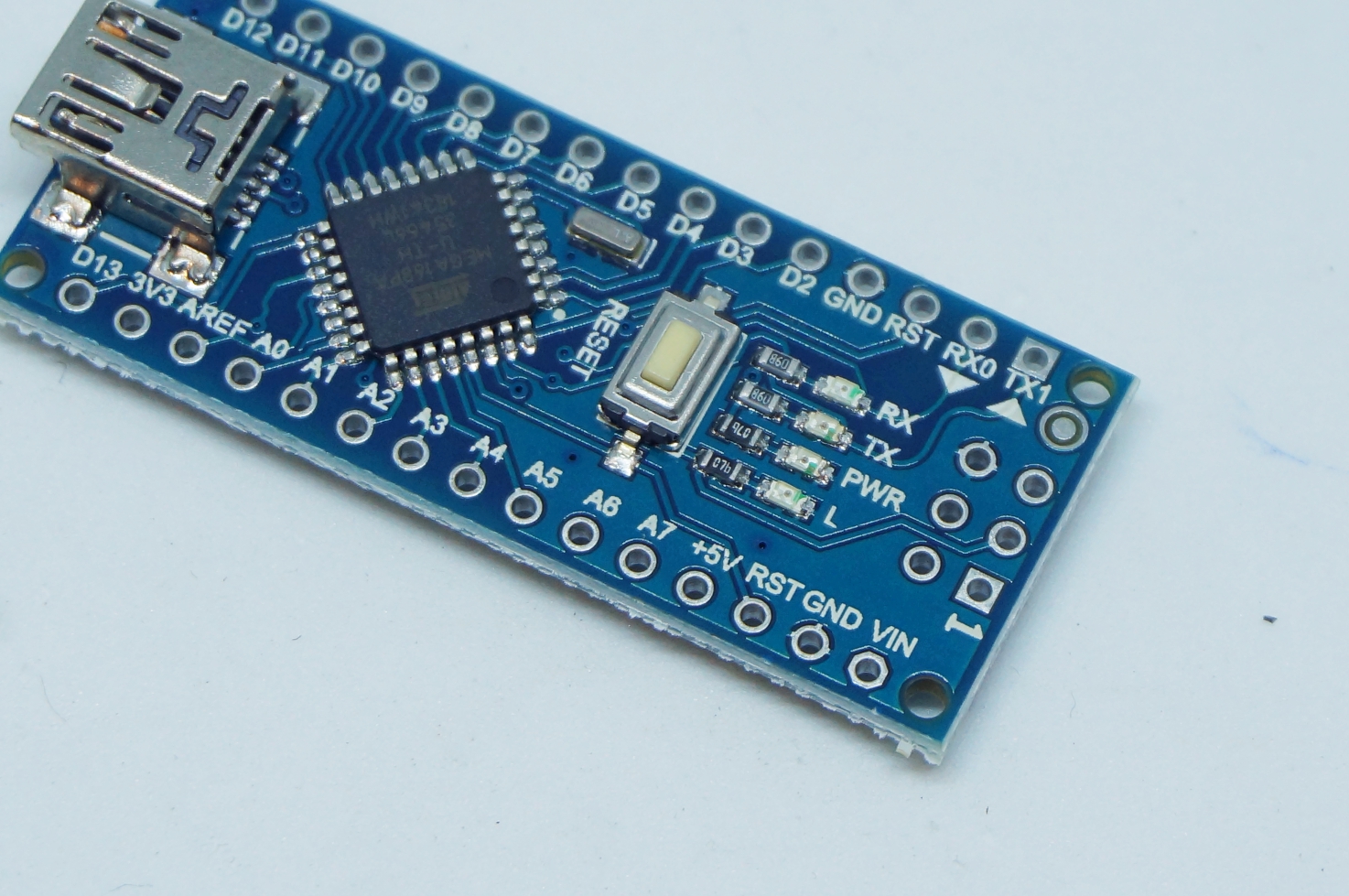 Arduino Nano 168 CH340G ยังไม่ได้บัดกรี (ไม่มีสาย Mini USB)
