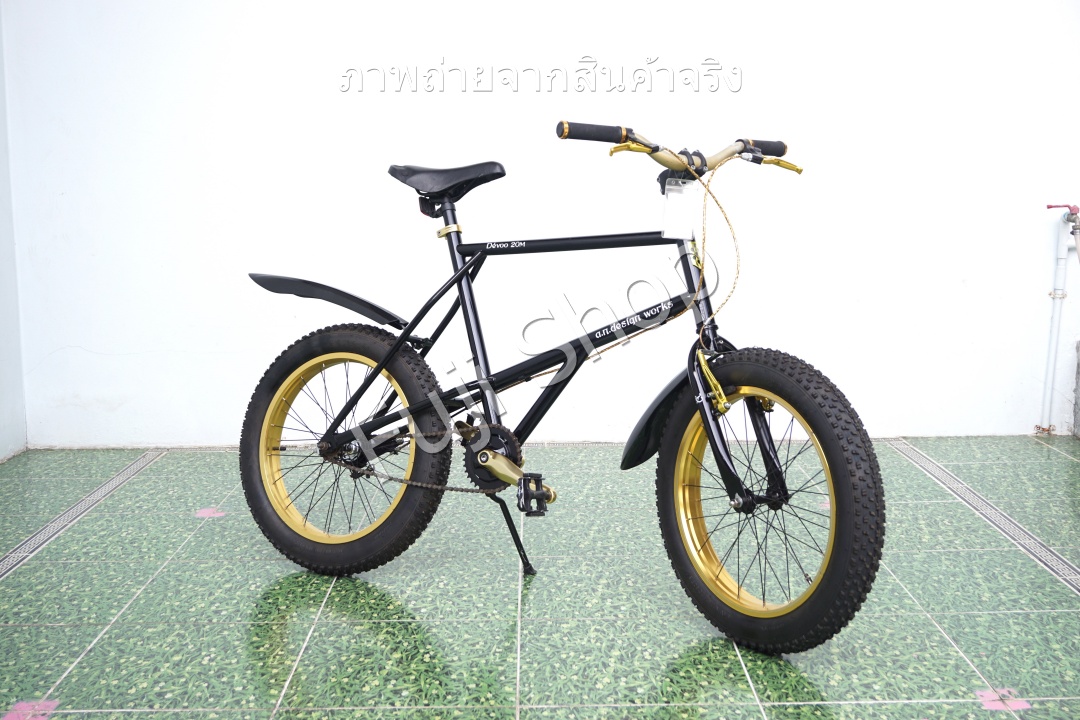 จักรยานญี่ปุ่น - ล้อ 20 นิ้ว - ไม่มีเกียร์ - A.N.Design Works Devoo 20M - สีดำ [จักรยานมือสอง]