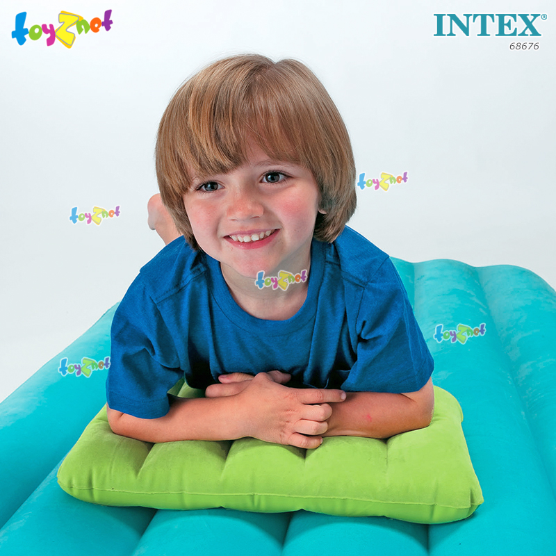 Intex Kidz Pillow Green ( 1 Free 1) no.68676
