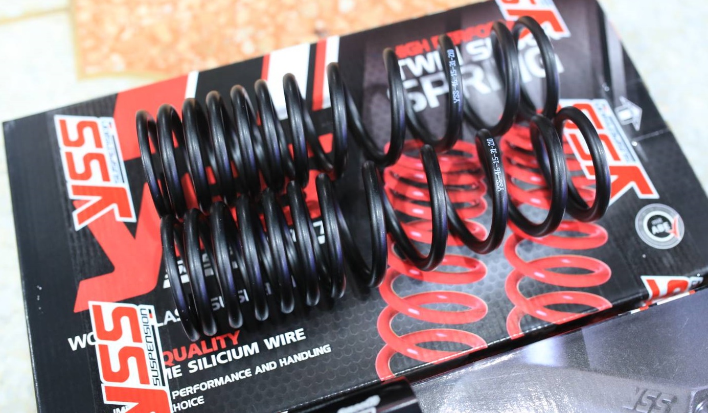 โช๊ค Yss G-SPORT ความสูง365MM PCX160 TG302-365TRJ-02-888A ราคา7900 บาท แถมสปริง1ชุด