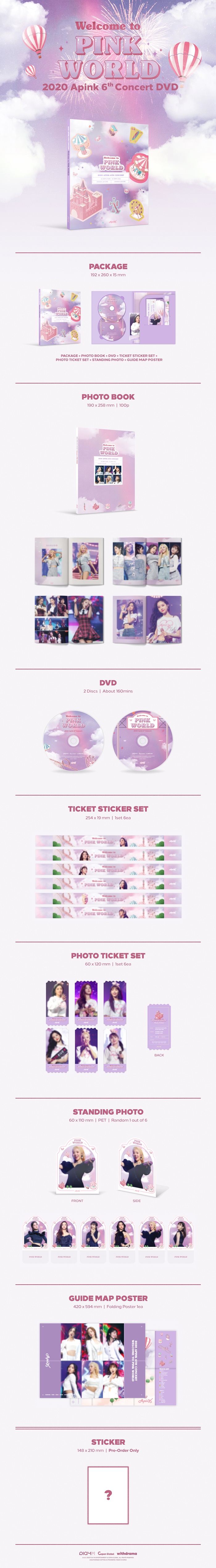 [PRE-ORDER] APINK - 2020 APINK 6th Concert "WELCOME TO PINK WORLD" (2DVD)