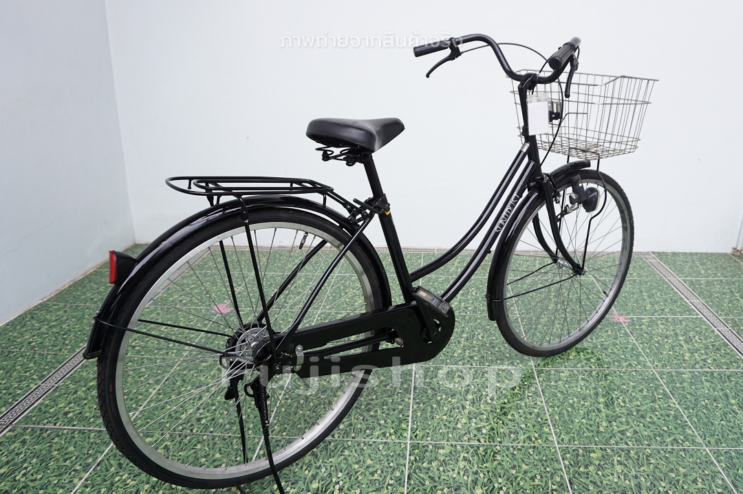 จักรยานแม่บ้านญี่ปุ่น - ล้อ 26 นิ้ว - ไม่มีเกียร์ - Suntrust - สีดำ [จักรยานมือสอง]