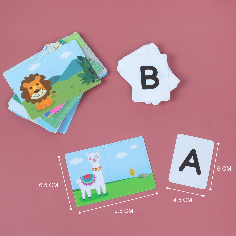 เกมจับคู่ ET-347 จับคู่บัตรภาพ กับบัตรพยัญชนะ A-Z