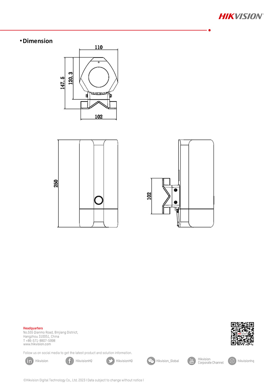 HIKVISION DS-3WAP623E-SI Wi-Fi 6 3000M Outdoor Access Point BY BILLIONAIRE SECURETECH DS-3WAP623E-SI